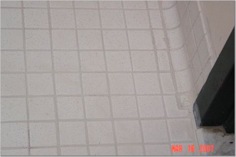 after cleaning and color sealing - No more Ugly Grout!