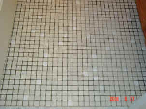bathroom floor before 